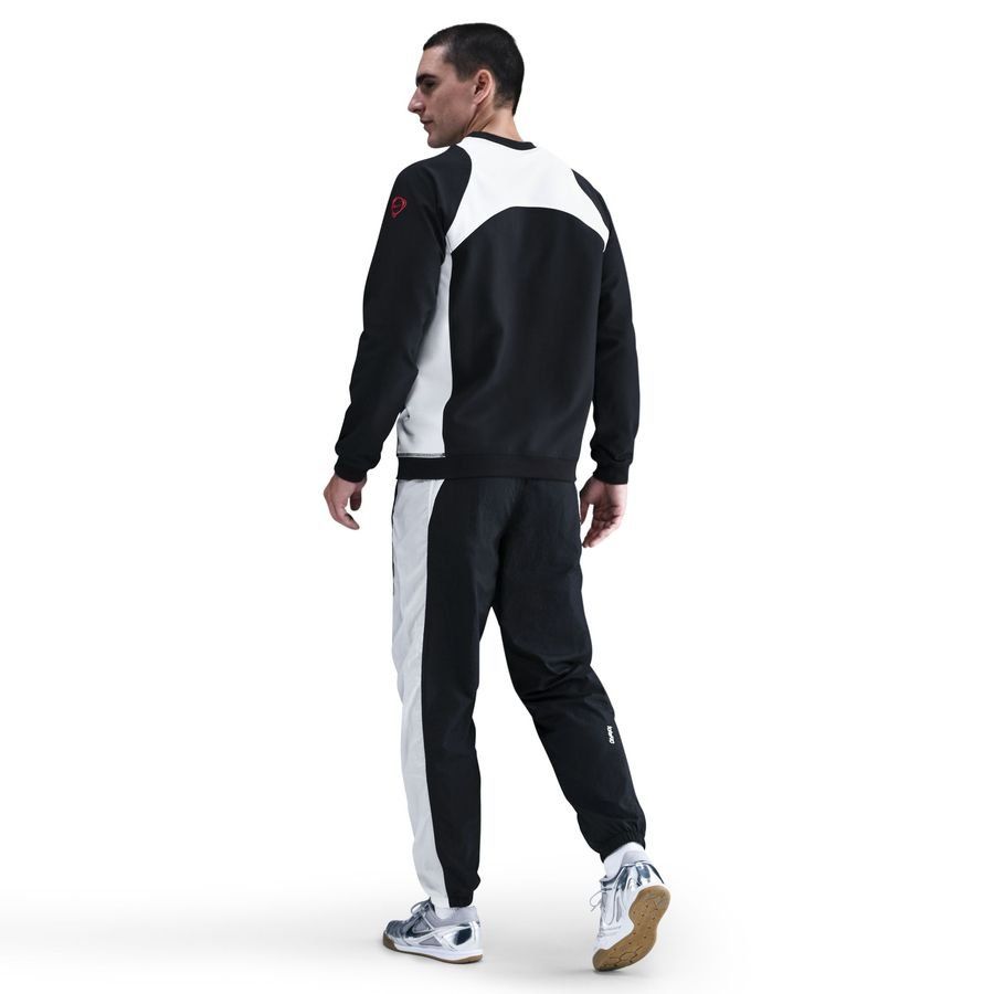 Paris Saint Germain Track Pants T90 Woven 3rd - Black/White/Global Red - Men's-SoccerKits Hub | Buy Soccer Jerseys Online